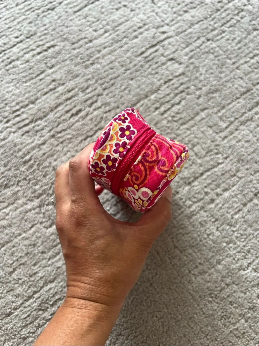 Vera Bradley Pink Floral Paisley Eyeglass Case